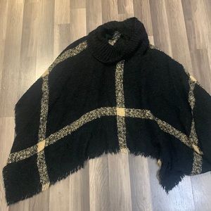 Women’s black and tan plaid Shaw